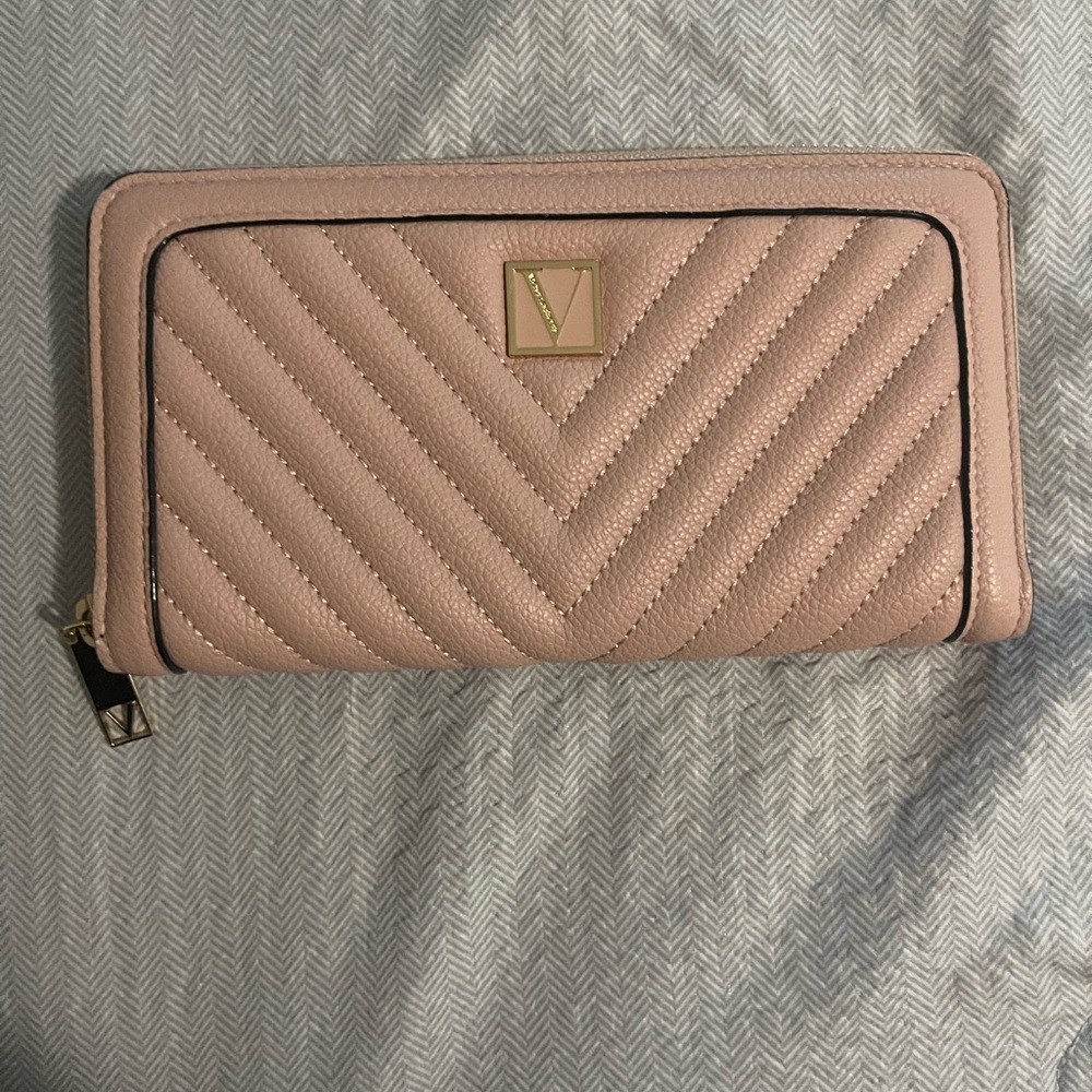 Victoria secret light pink wallet